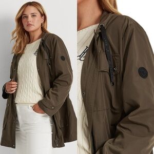 Ralph Lauren Hooded Utility Jacket In Litchfield Loden